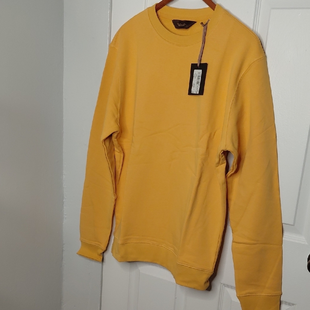 Classic Yellow Crewneck Sweater